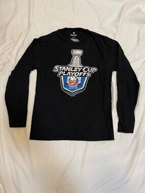 New York Islanders Long Sleeve T Shirt Mens Small Stanley Cup Playoffs 2019